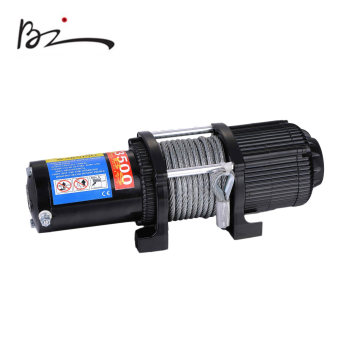 High Quality Emergency 12V Tool Kit Portable Winch with 3500lbs 12V